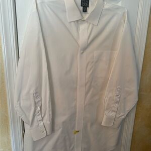 Jos. A. Bank White Dress Shirt Professional Crisp Design